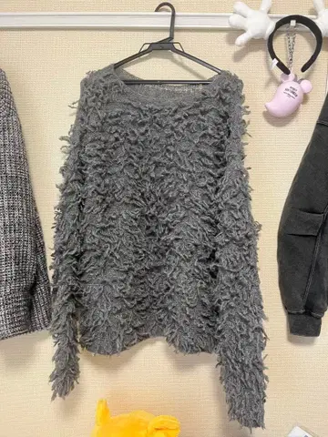 JEANASIS 니트 스웨터 그레이 긴팔