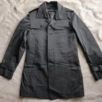 Green label relaxing 블랙 트렌치코트 S