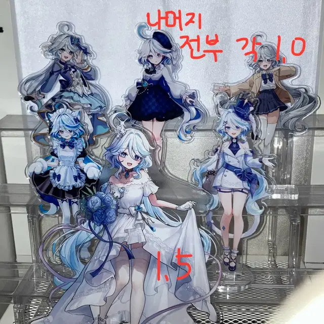 (개별가능)원신 푸리나 아크릴 스탠드 키링 액자 공식 비공식