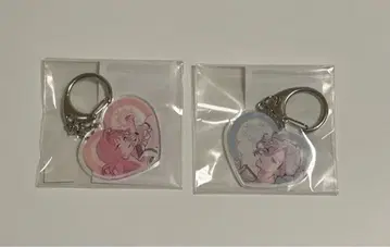 하트형 아크릴 키링 카츠라 오토기 잇코쿠