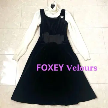 [ 새상품급 ] 폭시 벨로아 원피스