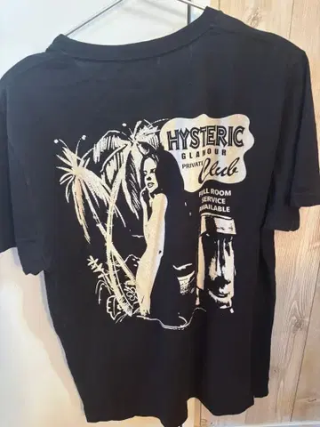 HYSTERIC GLAMOUR 블랙 T셔츠