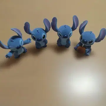 52TOYS 스티치 피규어 마스코트 4개 세트.
