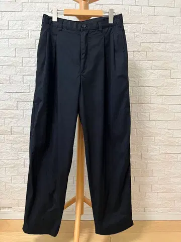 UNIQLO U 턱 와이드 팬츠 이지 팬츠 블랙 유니클로