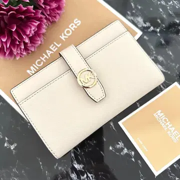 새상품 MICHAEL KORS 마이클코어스 지갑 접이식 지갑 화이트