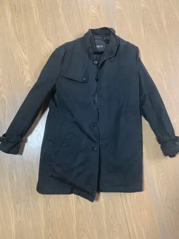 COMME CA ISM 블랙 트렌치코트 M 사이즈