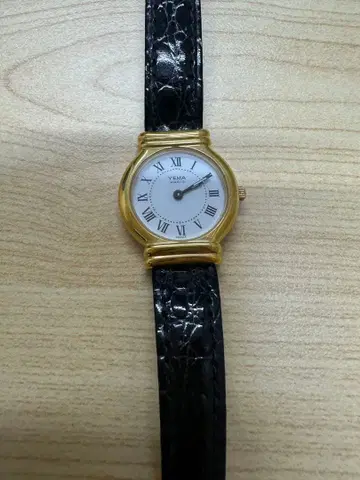 YEMA 아날로그 손목시계 골드/블랙