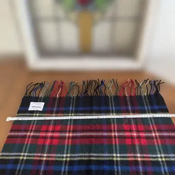 캐시미어 타탄 체크 스톨