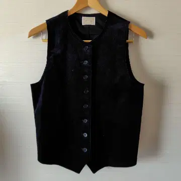 나카가와 마사시치 상점 면린넨 코듀로이 베스트