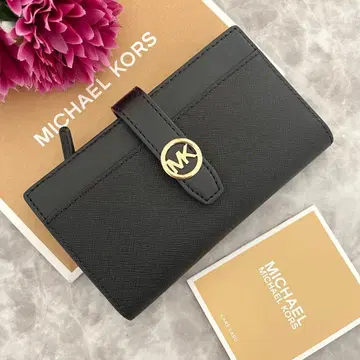 새상품 MICHAEL KORS 마이클코어스 지갑 접이식 지갑 블랙