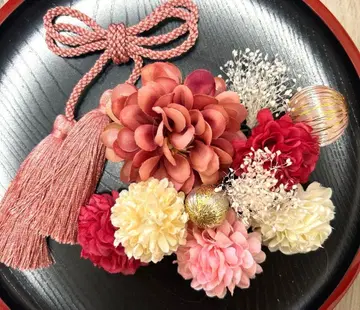 재판매 없음! 성인식 일본 의류 후리소데 시치고산 사전 촬영 머리 장식