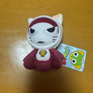 개구리 중사 케로로 기로로 봉제 인형 키링 한국 고양이 코스튬