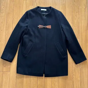 세스푼 노카라 코트 블랙 S 사이즈(S~M)