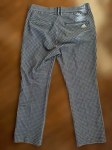 [ 아디다스 ] 체크 무늬 골프 팬츠 82 남성용 D링 네이비 계열