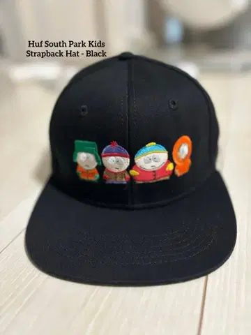 HUF 사우스 파크 캐릭터 자수 베이스볼 스냅백 캡
