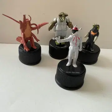 도호 괴수 병뚜껑 컬렉션 4종 세트