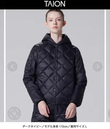 TAION (타이온) 시티 후드 다운 자켓 L