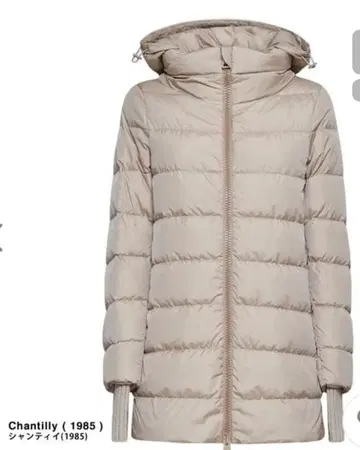 HERNO 다운 코트 38 다운 자켓 나일론 샤모니 A 쉐이프