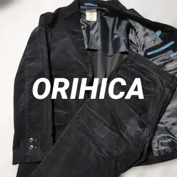 오리히카 ORIHICA 블랙 코듀로이 수트