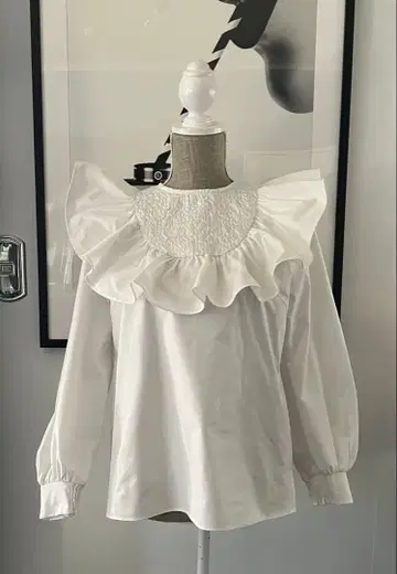 HYEON 헤 블라우스 big 칼라 프리 사이즈 새상품급