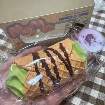 momo 말차 아이스 와플