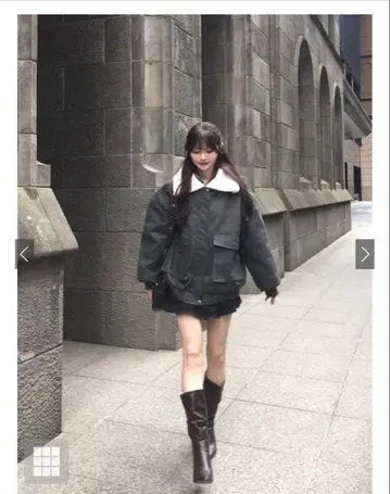 GRL[pp195] 옷깃 2Way 가죽 자켓