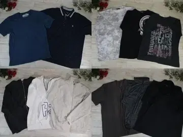 26-5485 남성용 의류 묶음 판매 21벌 빅 사이즈 3L~5L 사이즈