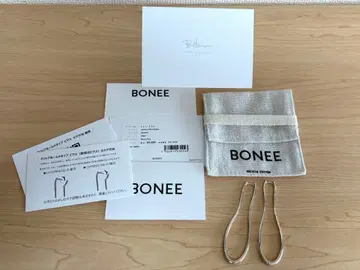 BONEE 론 헤르만 롱 루프 귀걸이 양쪽 실버