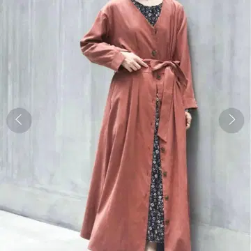 새상품급 nano universe 스웨이드 라이크 가운 원피스 겉옷