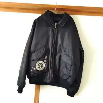 미야비유이 자수 점퍼 XL 블랙 남성용 새상품급