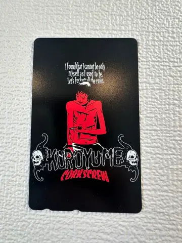 Kuroyume 블랙 꿈 카드 [ 새상품급 레어 ]