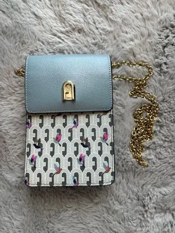 [ FURLA ] 숄더백 그레이 블루 화이트