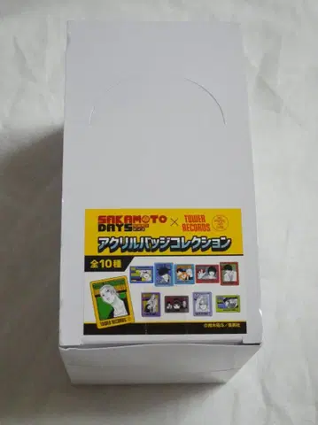 사카모토 데이즈 타워 레코드 카페 아크릴 배지 컬렉션 포장 주의