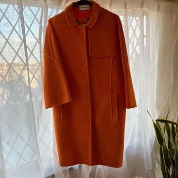 EMILIO PUCCI 울 코트 오렌지