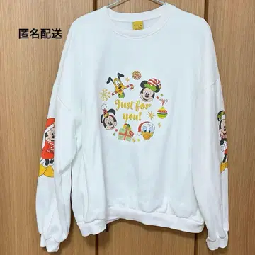 메파보리 디즈니 크리스마스 속기모 트레이닝복 엄마 사이즈 화이트