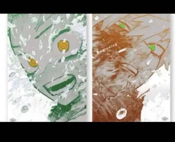 나의 히어로 아카데미아 원화전 포스터 히로아카전