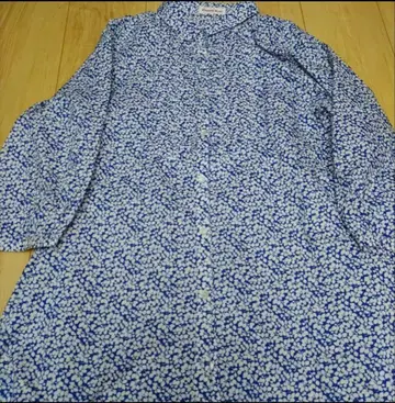 English Rose 꽃무늬 셔츠 면 100%