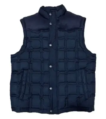 새상품급 더반 다운 베스트 배색 블랙