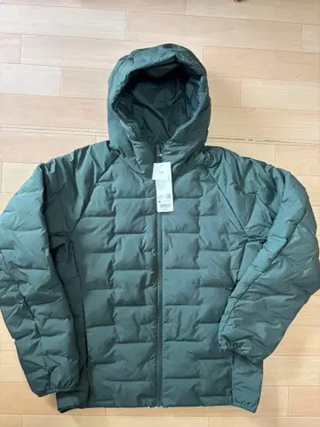 UNIQLO 퍼프 테크 후드티 택 포함 미사용 새상품