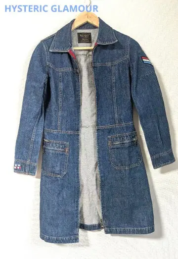 HYSTERIC GLAMOUR 데님 롱 자켓
