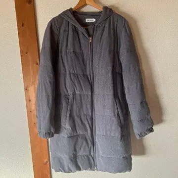 그레이 롱 코트 L 사이즈