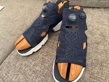 리복 펌프 퓨리 샌들 네이비 27cm