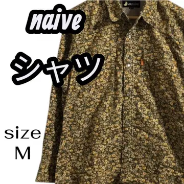 naive 꽃무늬 셔츠 M