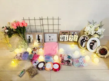 결혼식 웰컴 스페이스, 접수, 테이블 등의 장식 세트