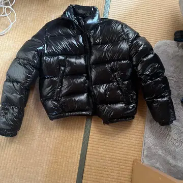 [ 새상품급 ] ZARA 남성용 다운 자켓 퍼프 M 숏 기장 광택