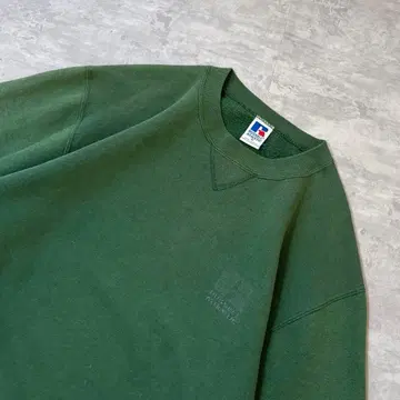 90s usa RUSSELL ATHLETIC 앞V 맨투맨 그린