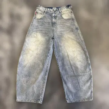 9090 배기 데님 팬츠 [ 지갑 체인 세트 ]