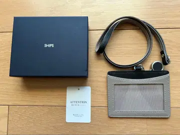 [ 한정품 미사용품 ] SHIPS 2톤 ID 케이스