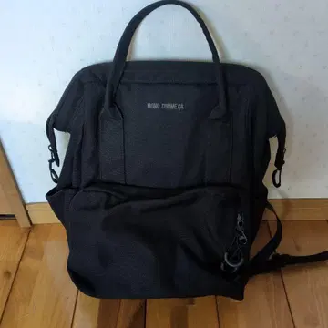 MONO GOMMECA 블랙 백팩