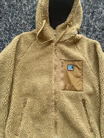 헬리 한센 플리스 자켓 XL 베이지